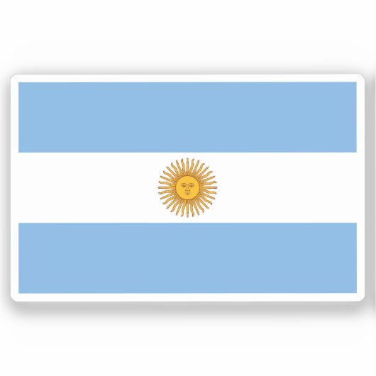 Argentinië Sticker (Voorkant)