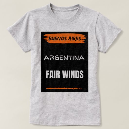 Argentinië T-shirt (Design voorkant)