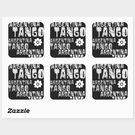 Argentinië Tango Sticker (Vel)