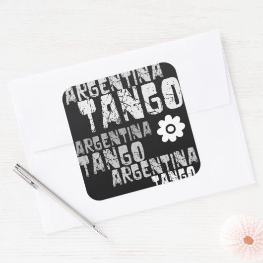 Argentinië Tango Sticker (Envelop)
