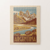 Argentinië Travel Art Vintage Legpuzzel (Verticaal)