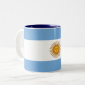 Argentinië Tweekleurige Koffiemok (Voorkant links)