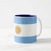 Argentinië Tweekleurige Koffiemok (Voorkant rechts)