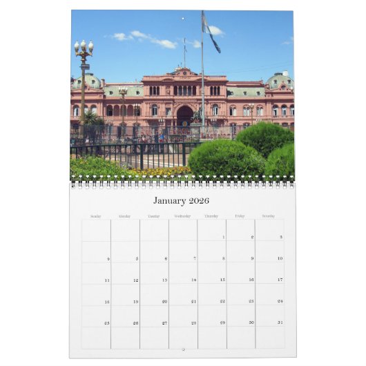 Argentinië Uruguay 2025 Kalender (Jan 2026)