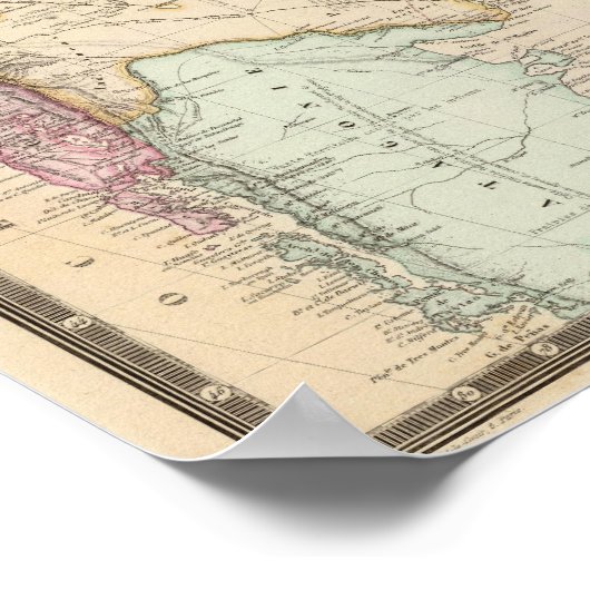 Argentinië, Uruguay Poster (Hoek)