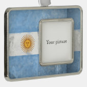 Argentinië Verzilverd Omlijst Ornament (Rechts)