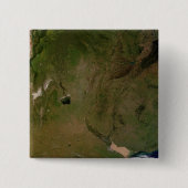 Argentinië Vierkante Button 5,1 Cm (Voorkant)