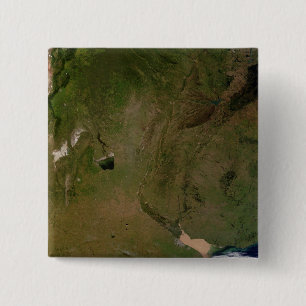 Argentinië Vierkante Button 5,1 Cm