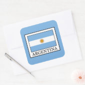 Argentinië Vierkante Sticker (Envelop)