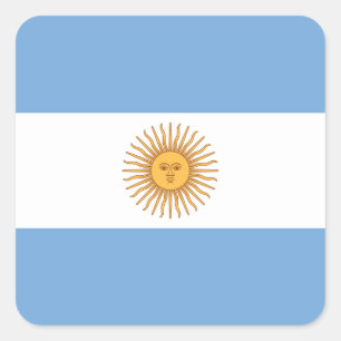 argentinië vierkante sticker