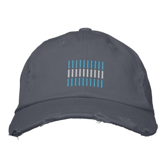 Argentinië Vlag Borduurwerk Pet (Voorkant)