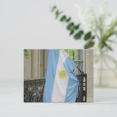 argentinië vlag briefkaart (Staand voorkant)