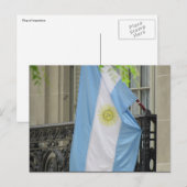 argentinië vlag briefkaart (Voorkant / Achterkant)