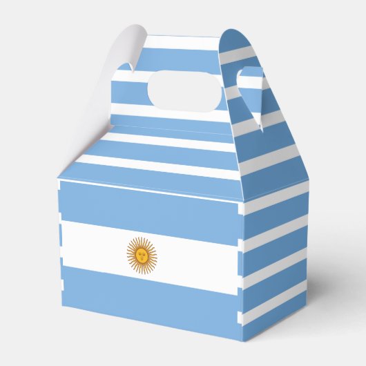 Argentinië vlag Favor Box Bedankdoosjes (Achterkant)