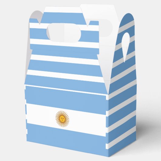 Argentinië vlag Favor Box Bedankdoosjes (Geopend)