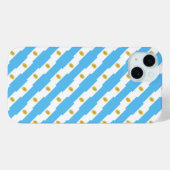 Argentinië vlag patroon Case-Mate iPhone case (Achterkant (horizontaal))