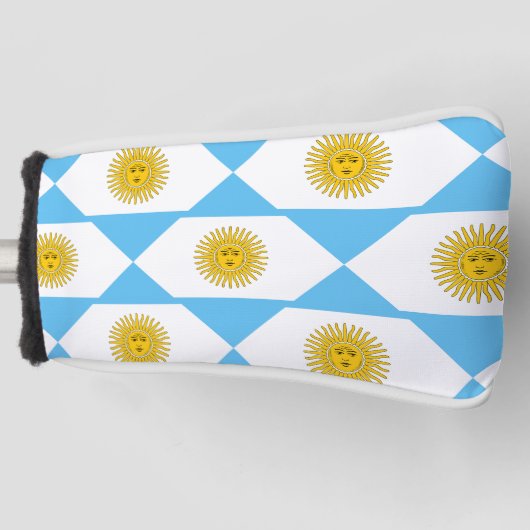 Argentinië vlag patroon golfheadcover (Voorkant)