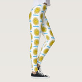 Argentinië vlag patroon leggings (Rechts)
