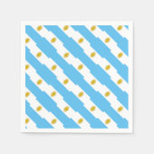 Argentinië vlag patroon servet (Voorkant)