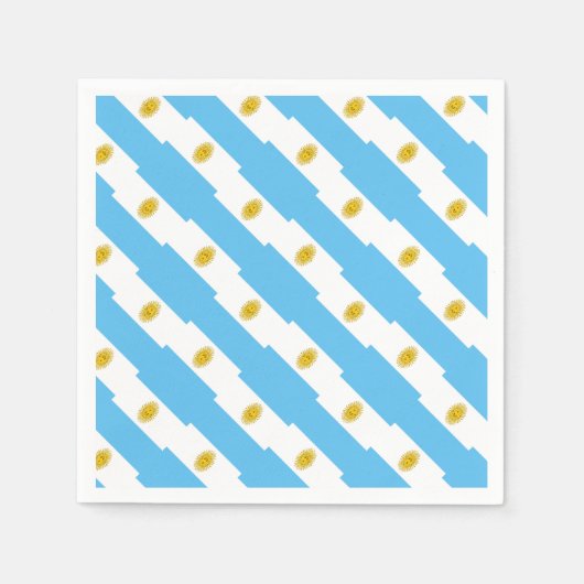 Argentinië vlag patroon servet (Voorkant)