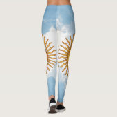 Argentinië Vlag Teenslippers Leggings (Achterkant)