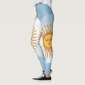 Argentinië Vlag Teenslippers Leggings (Links)