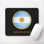 Argentinië - Vlag van Argentinië Muismat (Met muis)