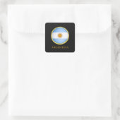 Argentinië - Vlag van Argentinië Vierkante Sticker (Tas)
