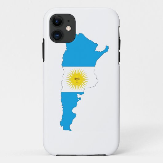 argentinië vlaggenkaartsymbool Case-Mate iPhone case (Achterkant)