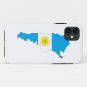 argentinië vlaggenkaartsymbool Case-Mate iPhone case (Achterkant (horizontaal))