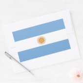 Argentinië Vlaggenrechthoek Sticker (Envelop)