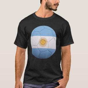Argentinië Voetbal Argentijnse vlag Foo T-shirt