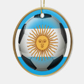 Argentinië Voetbal Keramisch Ornament (Links)