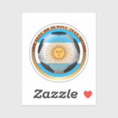 Argentinië Voetbal Sport Sticker (Vel)
