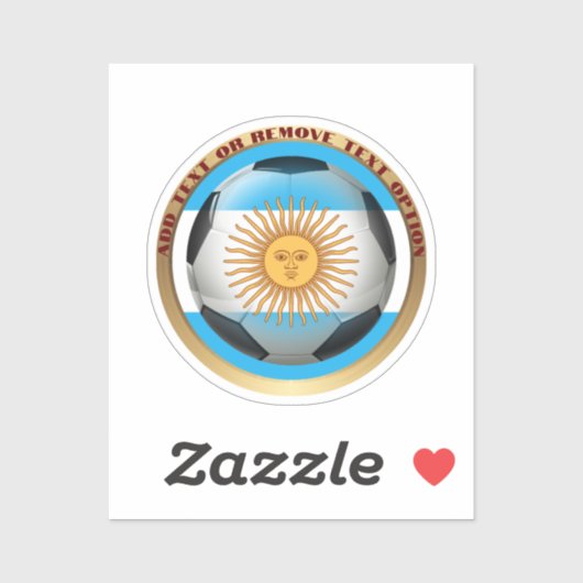 Argentinië Voetbal Sport Sticker (Vel)