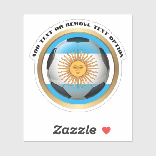 Argentinië Voetbal Sport Sticker (Vel)