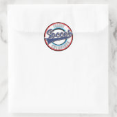 Argentinië Voetbalkampioenen Klassieke Ronde Stick Sticker (Tas)