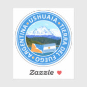 Argentinië, Vuurland, Ushuaia Sticker (Vel)