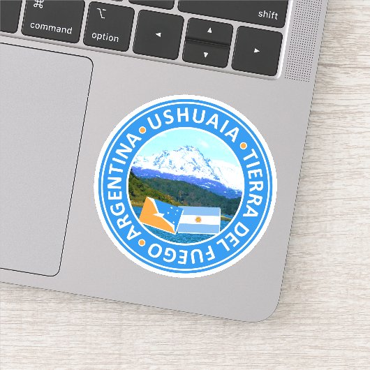Argentinië, Vuurland, Ushuaia Sticker (Detail)