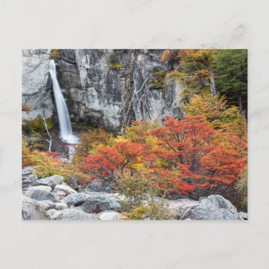 Argentinië - Waterval in het briefkaart Patagonia (Voorkant)