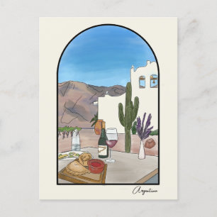 Argentinië Waterverf Briefkaart