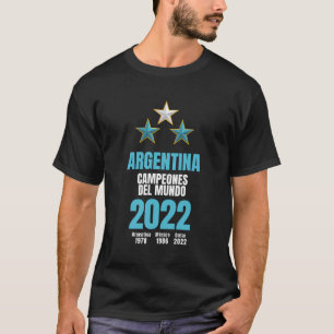 Argentinië Wereldkampioen 2022 - Voetbal Fans-gere T-shirt