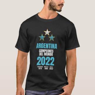Argentinië Wereldkampioen 2022 - Voetbal Fans-gere T-shirt