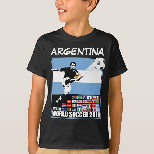 Argentinië World Soccer 2010 T-shirt (Voorkant)