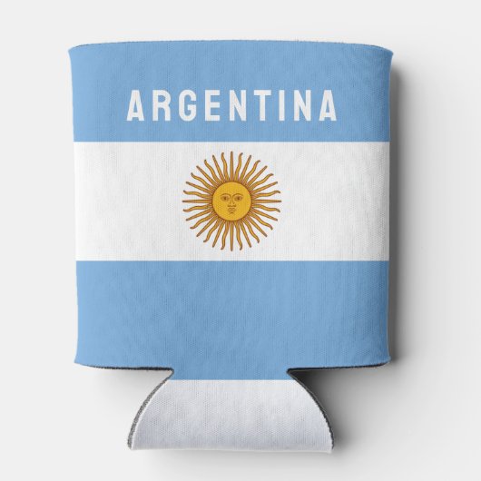 Argentinië Zuid-Amerika Vlag Buenos Aires Blikjeskoeler (Achterkant)