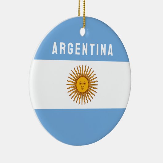 Argentinië Zuid-Amerika Vlag Buenos Aires Keramisch Ornament (Rechts)