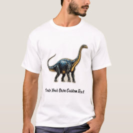 Argentinosaurus Dino Maak Uw Eigen Aangepaste Teks T-shirt