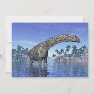 Argentinosaurus dinosaur - 3D rendering