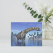 Argentinosaurus dinosaur - 3D rendering Briefkaart (Staand voorkant)