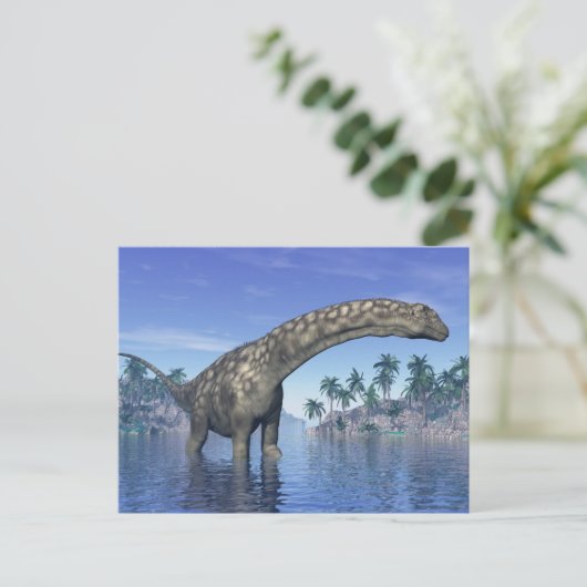 Argentinosaurus dinosaur - 3D rendering Briefkaart (Staand voorkant)